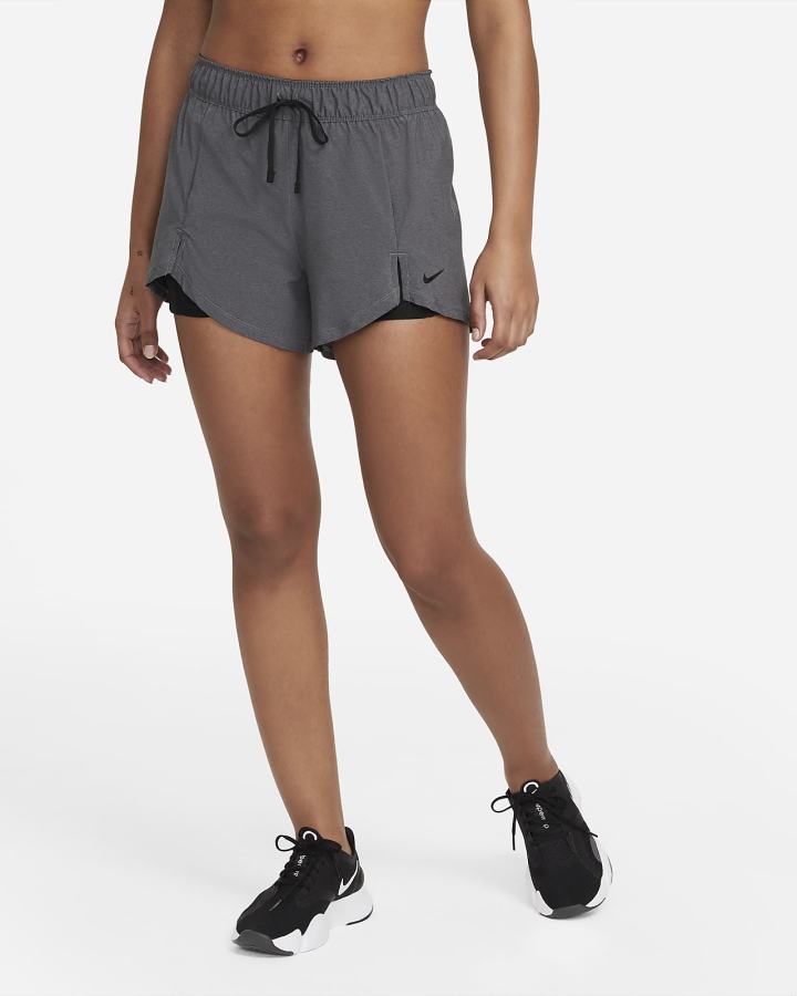 Pantalones Cortos Nike Flex Essential 2-in-1 Training Mujer Negras | LUXIN-9305