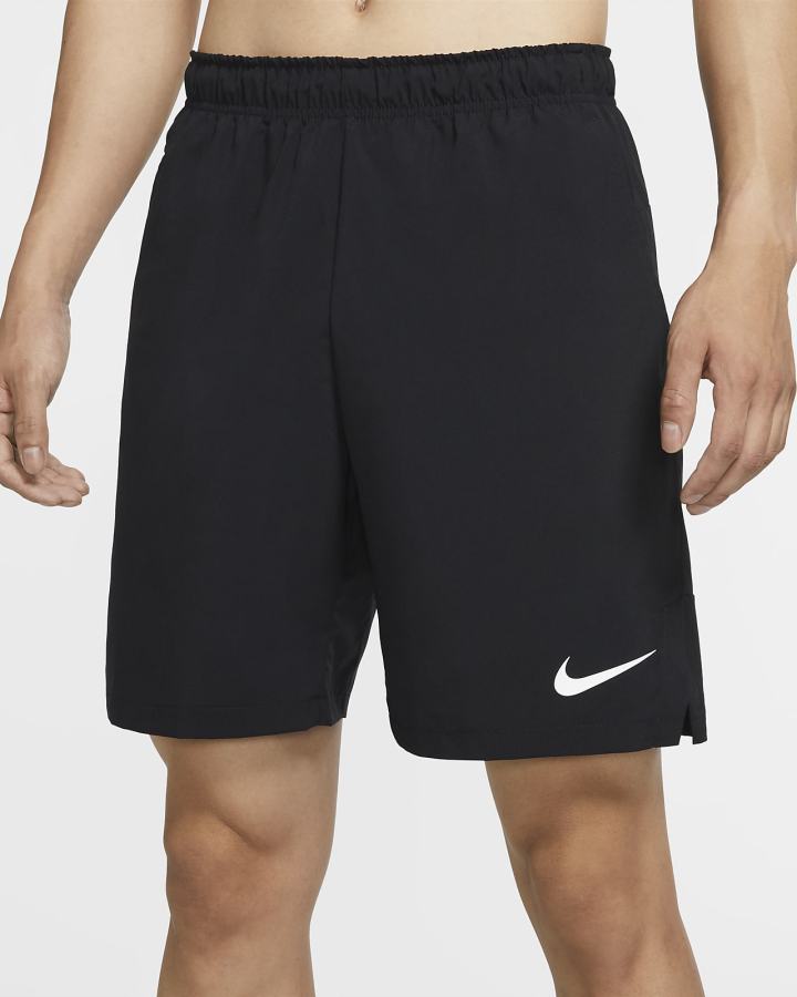 Pantalones Cortos Nike Flex Woven Training Hombre Negras Blancas | CABLM-8341