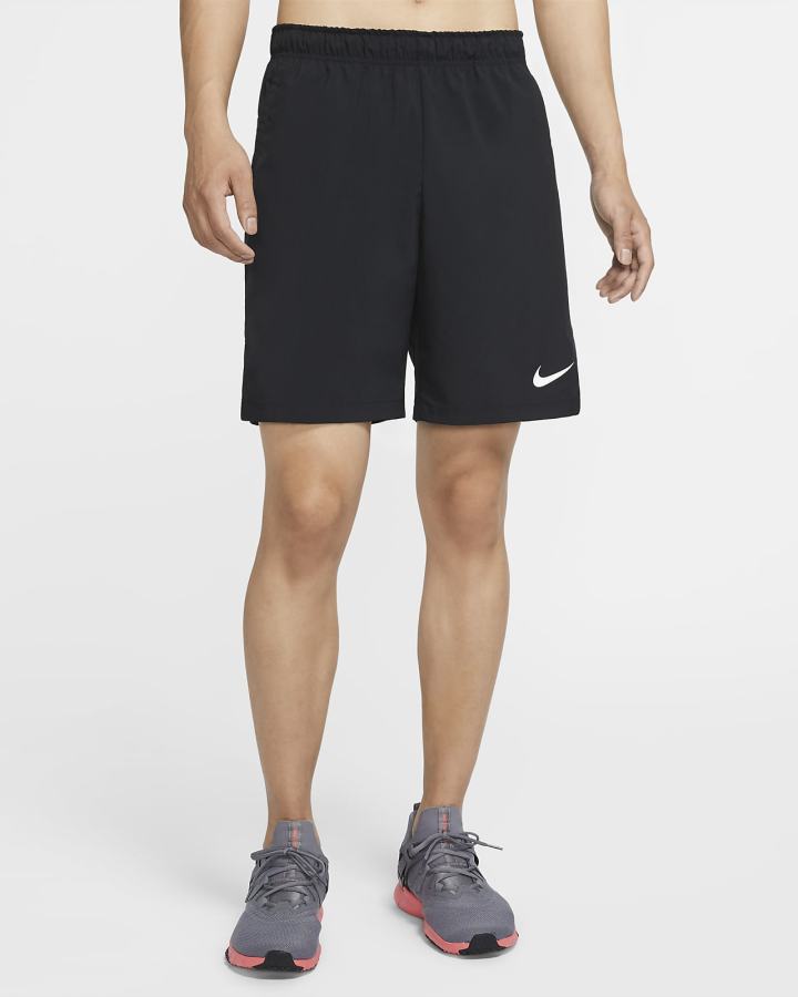 Pantalones Cortos Nike Flex Woven Training Hombre Negras Blancas | CABLM-8341