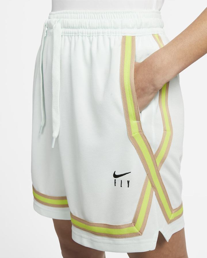 Pantalones Cortos Nike Fly Crossover Basketball Mujer Verde Negras | AJSOR-6201