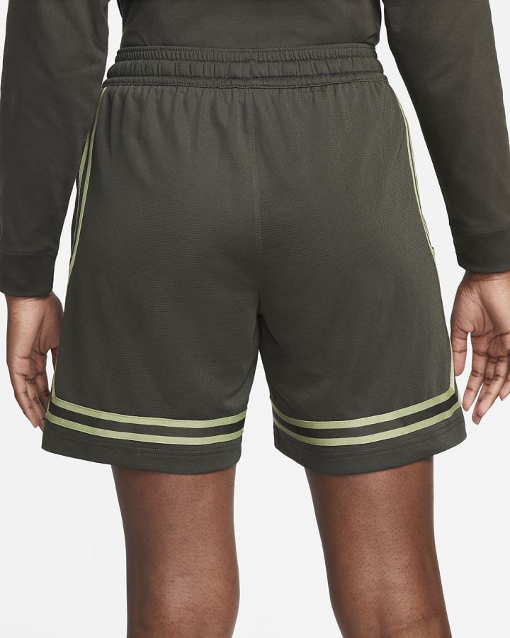 Pantalones Cortos Nike Fly Crossover Basketball Mujer Verde | NCRYI-3647