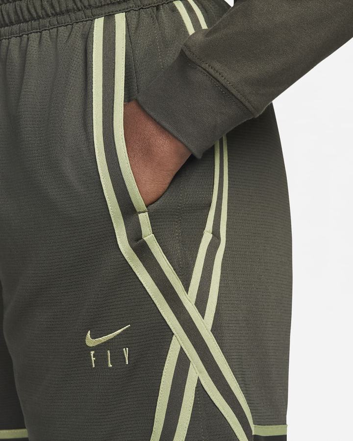Pantalones Cortos Nike Fly Crossover Basketball Mujer Verde | NCRYI-3647
