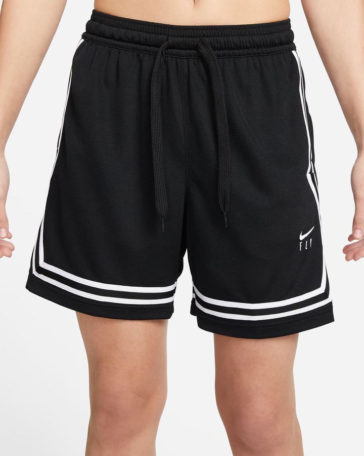 Pantalones Cortos Nike Fly Crossover Basketball Mujer Negras Blancas | PHTOM-7143