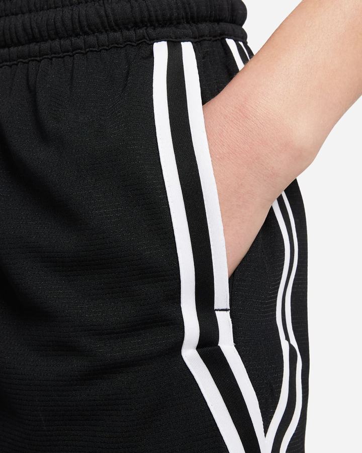 Pantalones Cortos Nike Fly Crossover Basketball Mujer Negras Blancas | PHTOM-7143