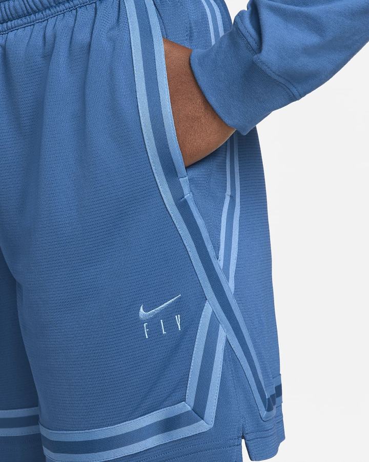 Pantalones Cortos Nike Fly Crossover Basketball Mujer Azules Oscuro | TXGNV-0613