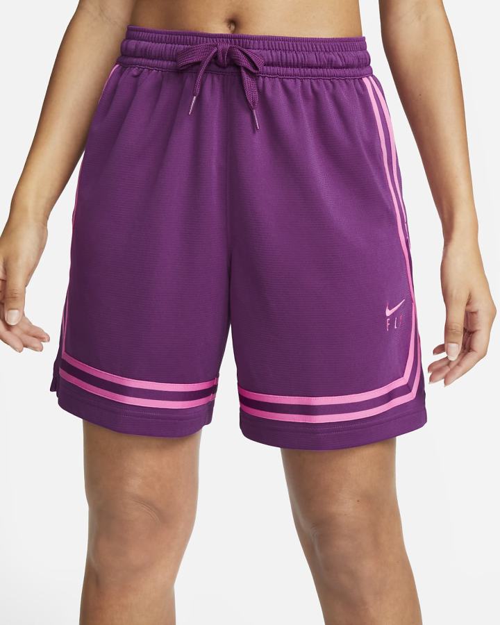 Pantalones Cortos Nike Fly Crossover Basketball Mujer Moradas | UOEPY-7890
