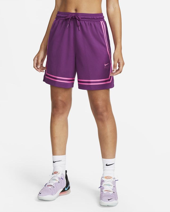 Pantalones Cortos Nike Fly Crossover Basketball Mujer Moradas | UOEPY-7890