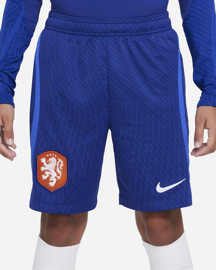 Pantalones Cortos Nike France Strike Kids Dri-FIT Knit Soccer Niño Azul Marino Azul Real Metal Doradas | XQONM-5279