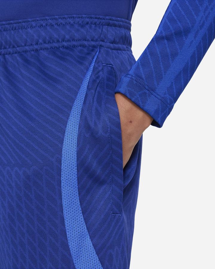Pantalones Cortos Nike France Strike Kids Dri-FIT Knit Soccer Niño Azul Marino Azul Real Metal Doradas | XQONM-5279