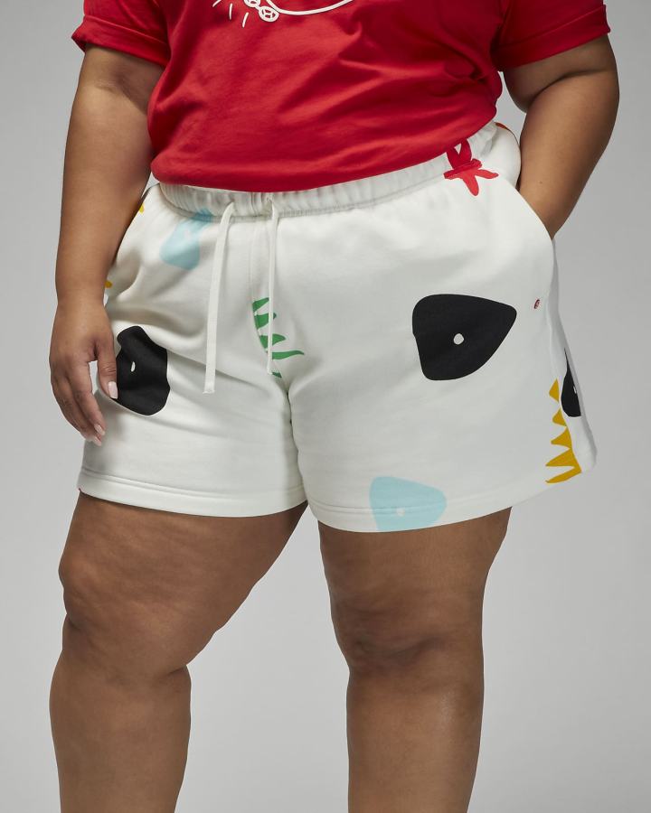 Pantalones Cortos Nike Jordan Artist Series by Mia Lee Fleece (Plus Size) Mujer Blancas | OXIPY-9318