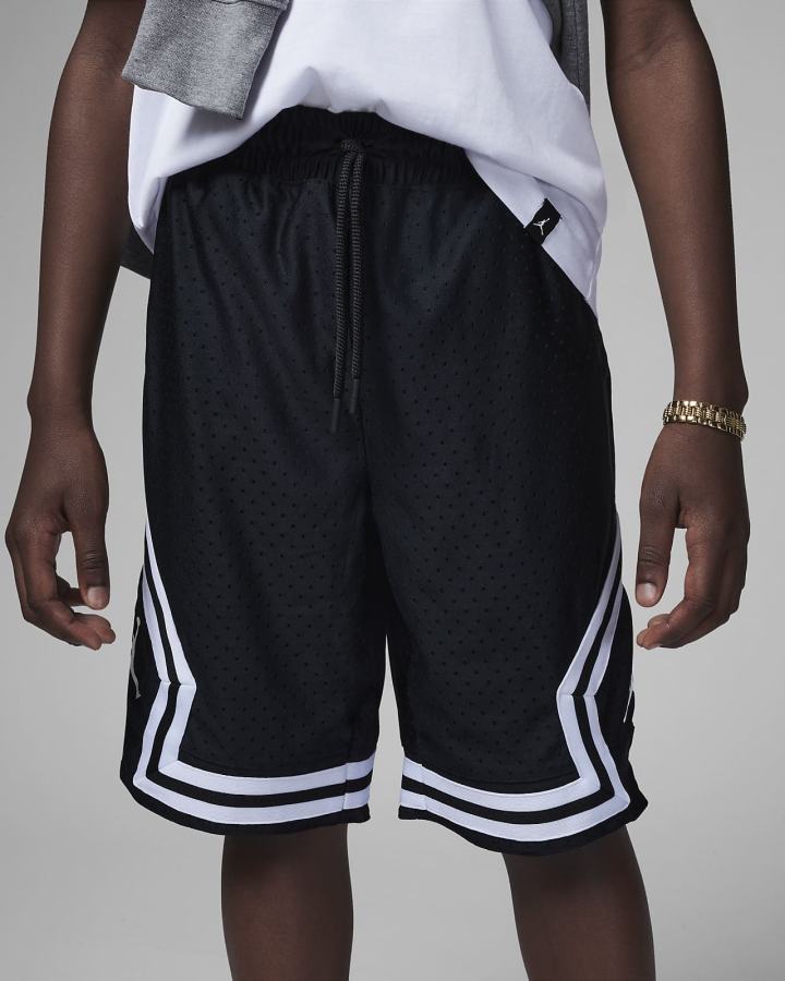 Pantalones Cortos Nike Jordan Dri-FIT Kids Mesh Niño Negras | ANVPW-9407