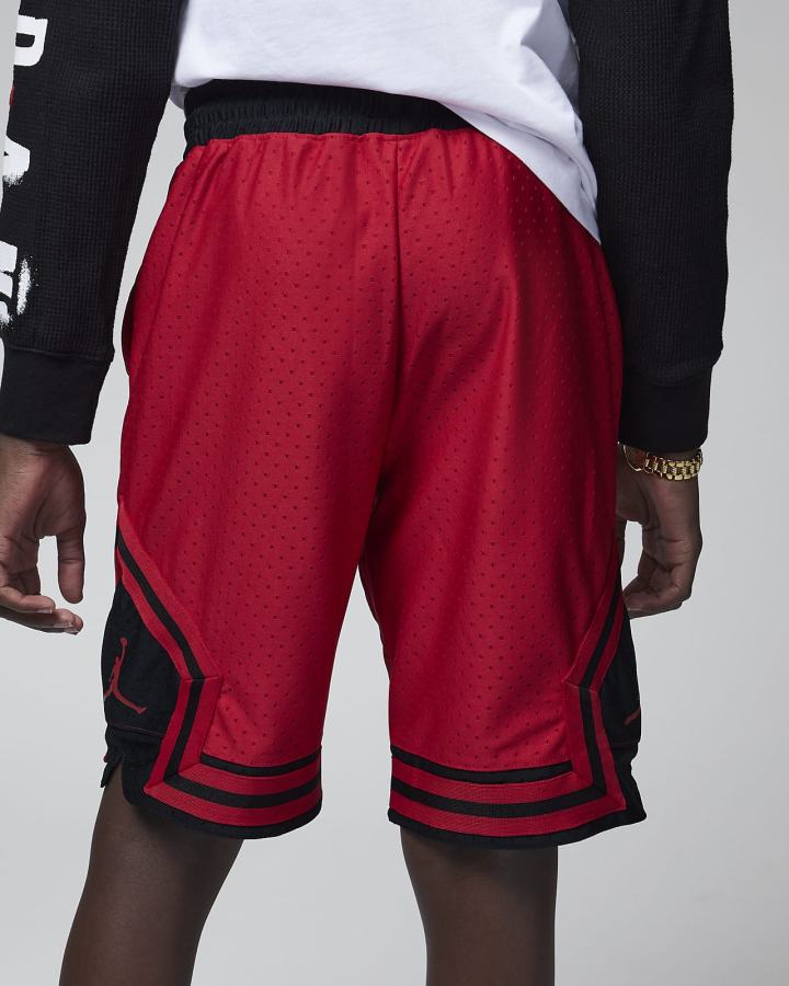 Pantalones Cortos Nike Jordan Dri-FIT Kids Mesh Niño Rojas | MRASW-9730