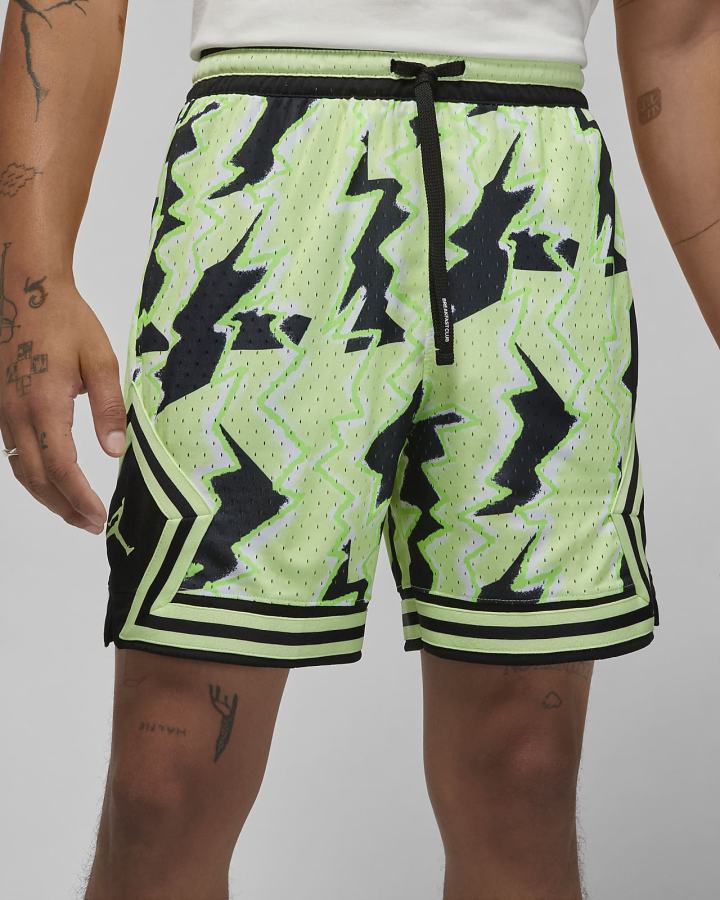 Pantalones Cortos Nike Jordan Dri-FIT Sport BC Diamond Hombre Negras Verde Claro | HBRGJ-6947