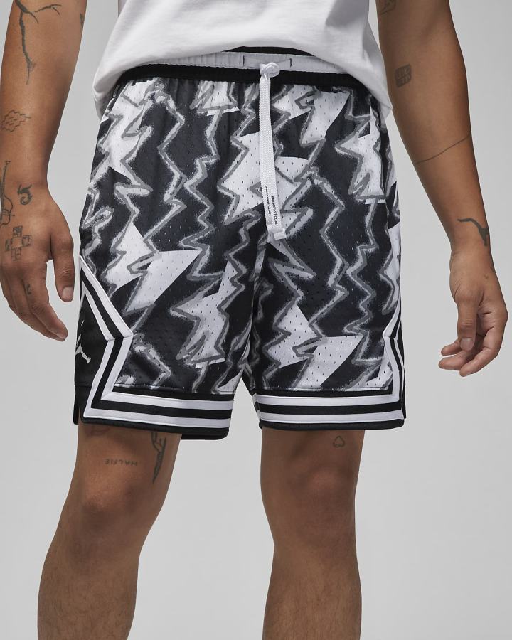 Pantalones Cortos Nike Jordan Dri-FIT Sport BC Diamond Hombre Blancas Negras Blancas | LGTCR-1542