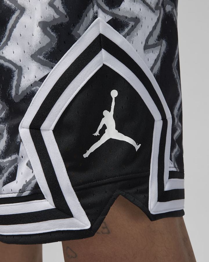 Pantalones Cortos Nike Jordan Dri-FIT Sport BC Diamond Hombre Blancas Negras Blancas | LGTCR-1542