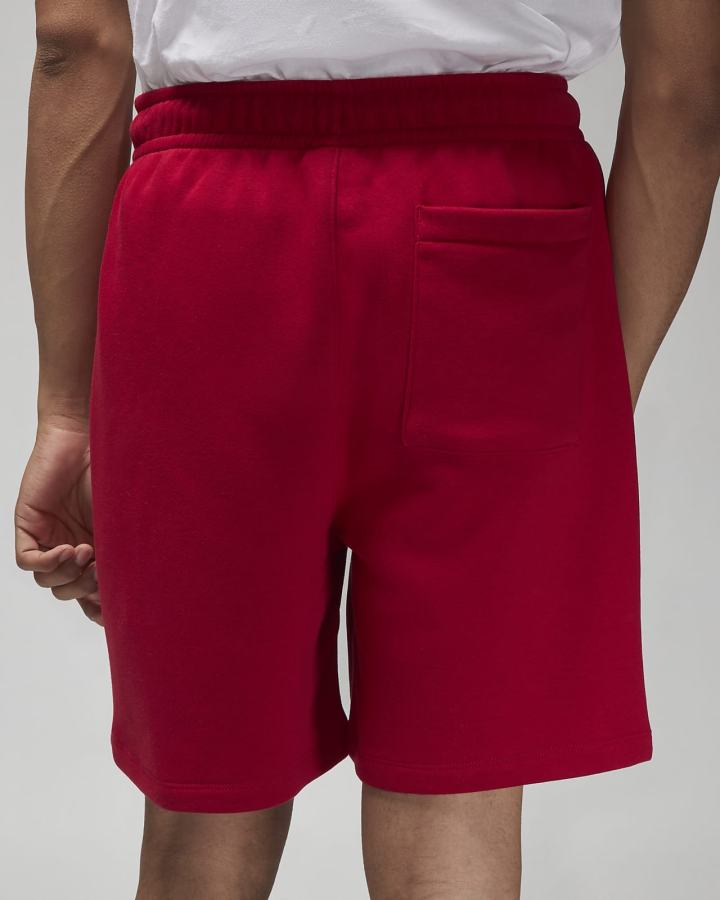 Pantalones Cortos Nike Jordan Essential Fleece Hombre Rojas Blancas | QXFNO-1675