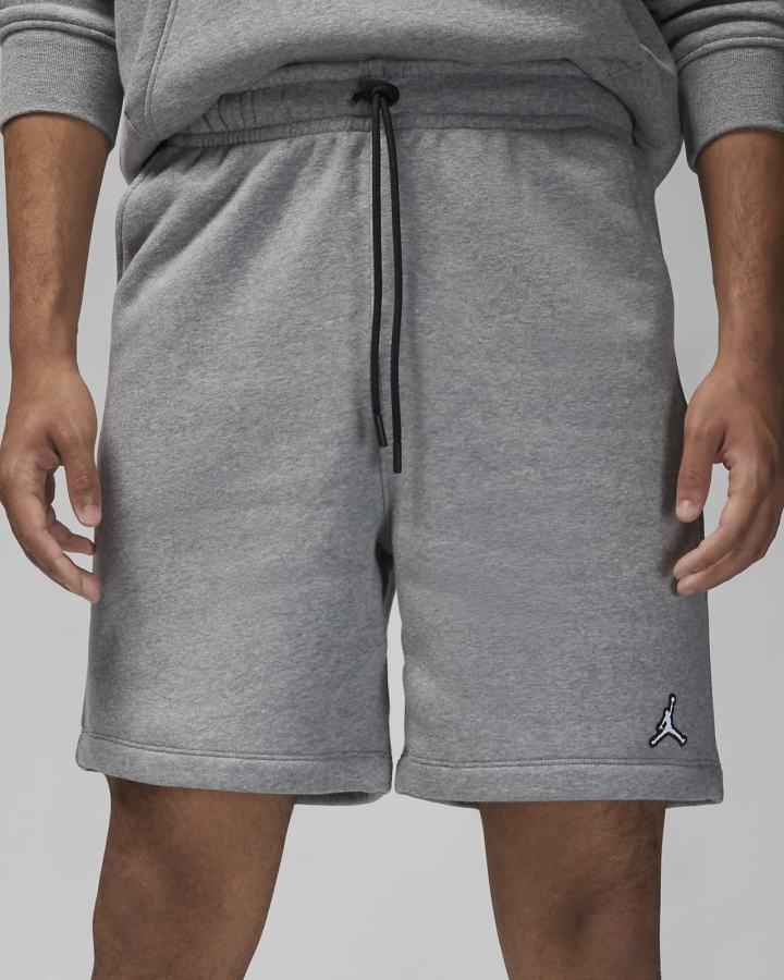 Pantalones Cortos Nike Jordan Essential Fleece Hombre Gris Oscuro Blancas | VGCPR-1489