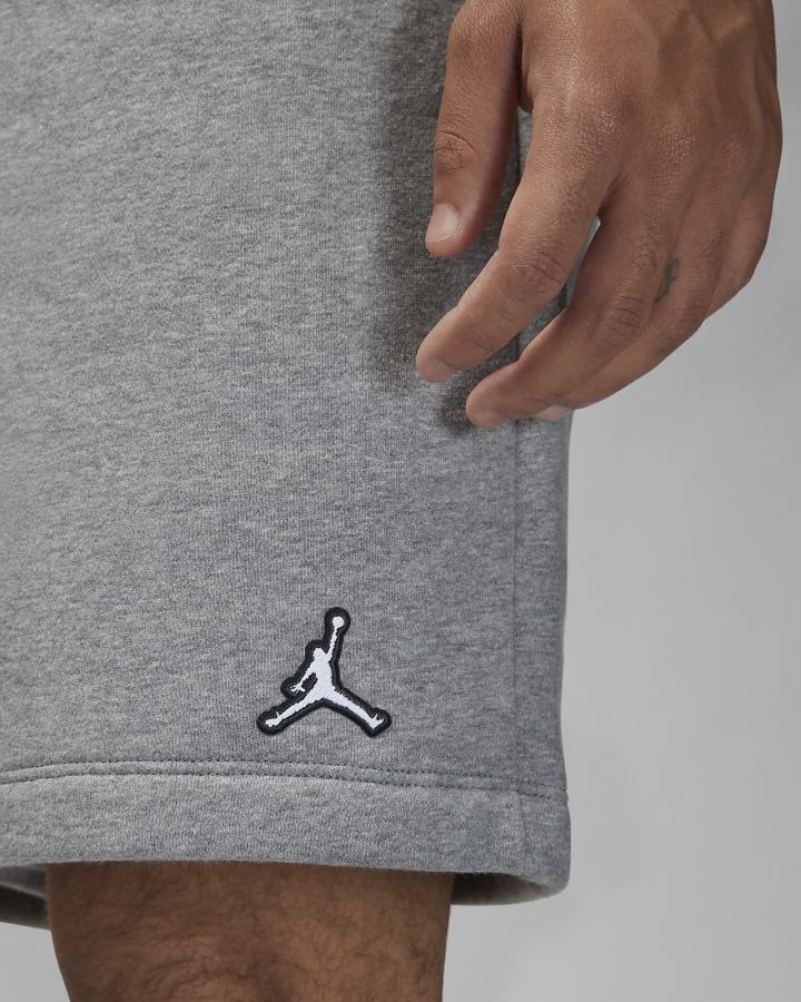 Pantalones Cortos Nike Jordan Essential Fleece Hombre Gris Oscuro Blancas | VGCPR-1489