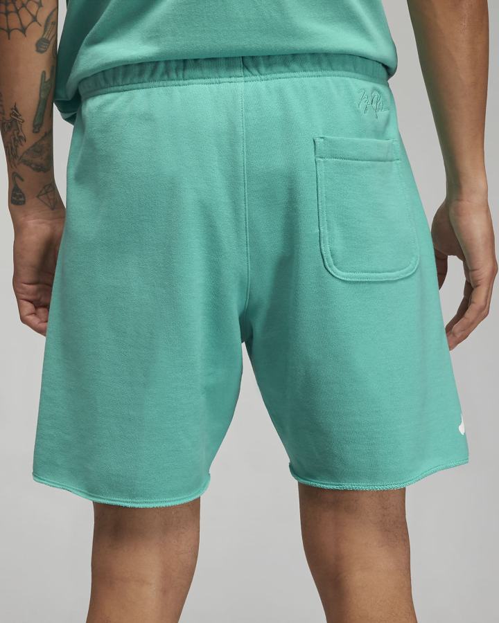 Pantalones Cortos Nike Jordan Essentials French Terry Hombre Turquesa Blancas | GMHZN-3795
