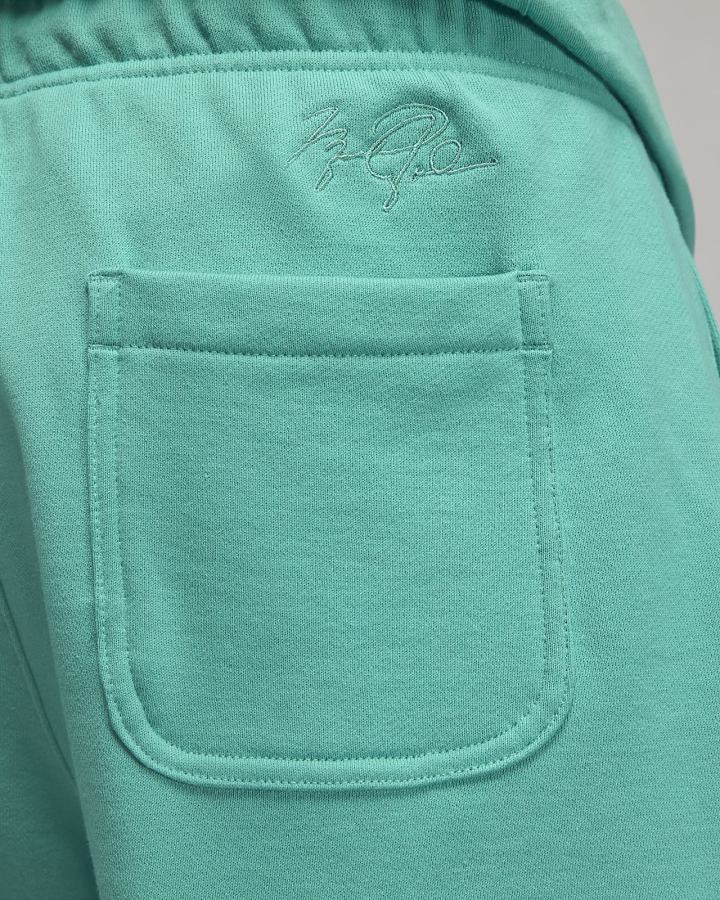 Pantalones Cortos Nike Jordan Essentials French Terry Hombre Turquesa Blancas | GMHZN-3795