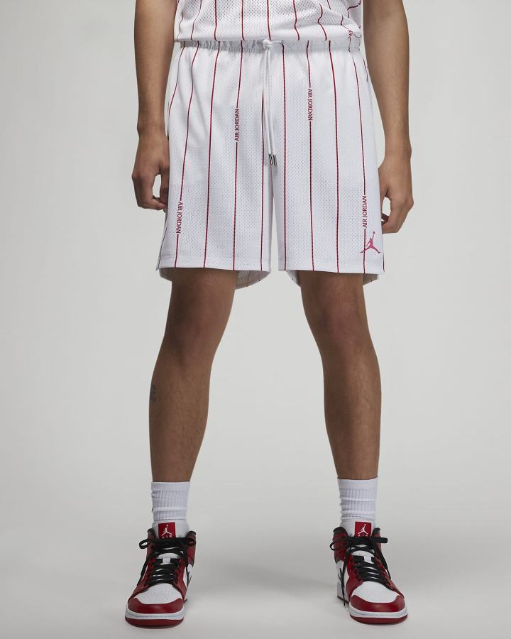 Pantalones Cortos Nike Jordan Essentials Printed Hombre Blancas Rojas | KPDUW-5642