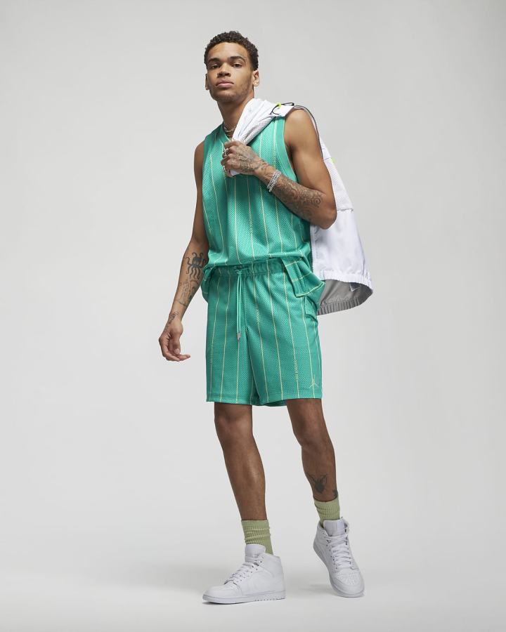 Pantalones Cortos Nike Jordan Essentials Printed Hombre Turquesa | NFIKB-3145