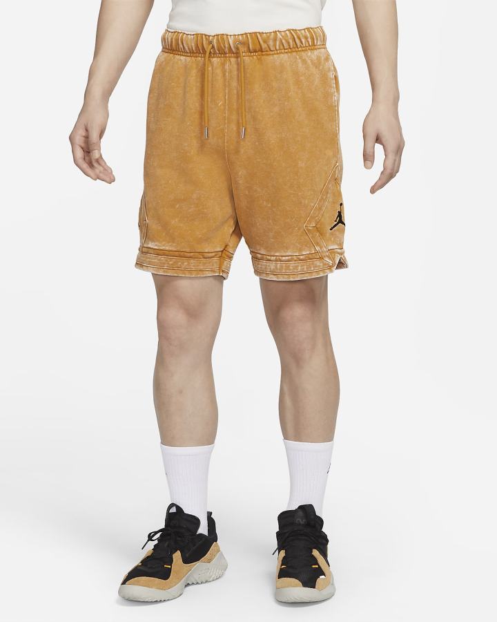 Pantalones Cortos Nike Jordan Essentials Washed Fleece Hombre Negras | PNZBK-5039