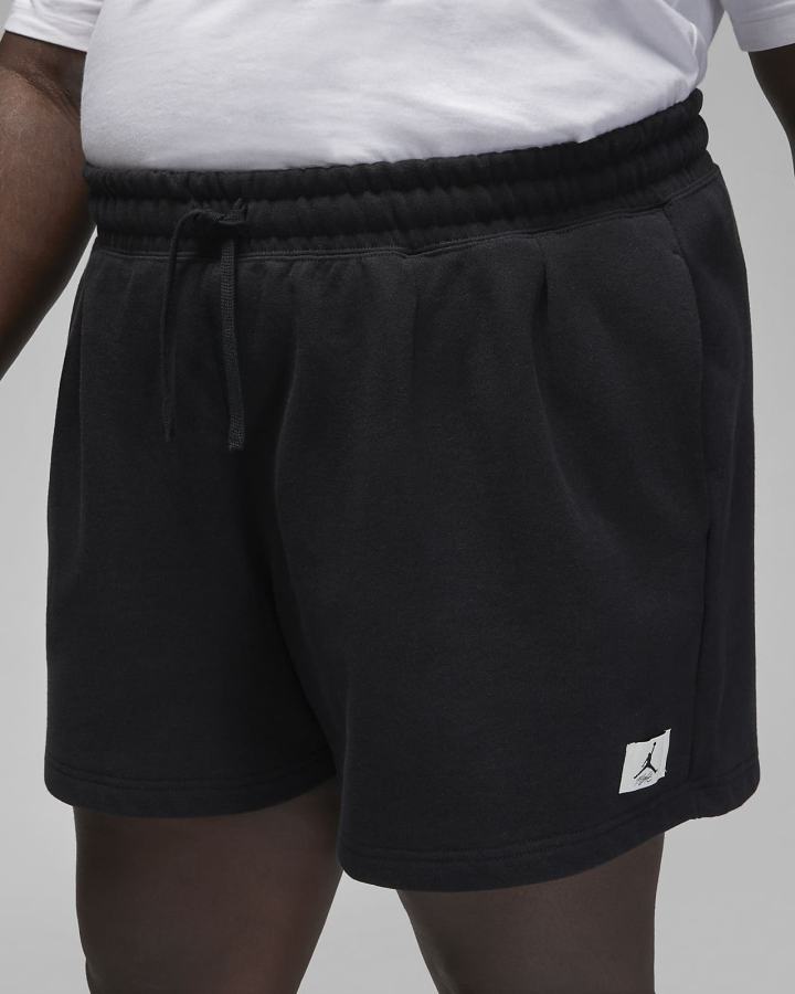 Pantalones Cortos Nike Jordan Flight Fleece (Plus Size) Mujer Negras | ZKHMU-2350