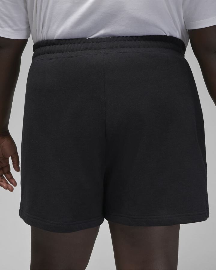Pantalones Cortos Nike Jordan Flight Fleece (Plus Size) Mujer Negras | ZKHMU-2350