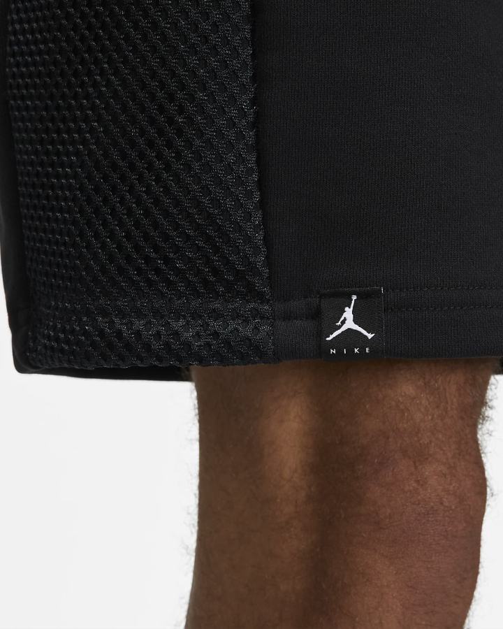 Pantalones Cortos Nike Jordan Jumpman Fleece Hombre Negras Blancas | BGYMV-2450