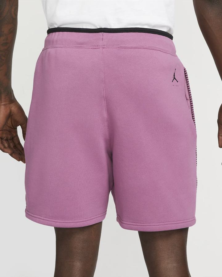 Pantalones Cortos Nike Jordan Jumpman Fleece Hombre Burdeos Claro Negras | WTXHQ-2035
