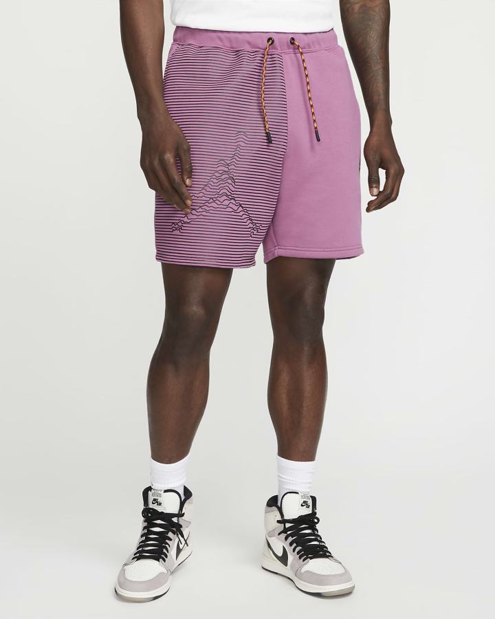 Pantalones Cortos Nike Jordan Jumpman Fleece Hombre Burdeos Claro Negras | WTXHQ-2035