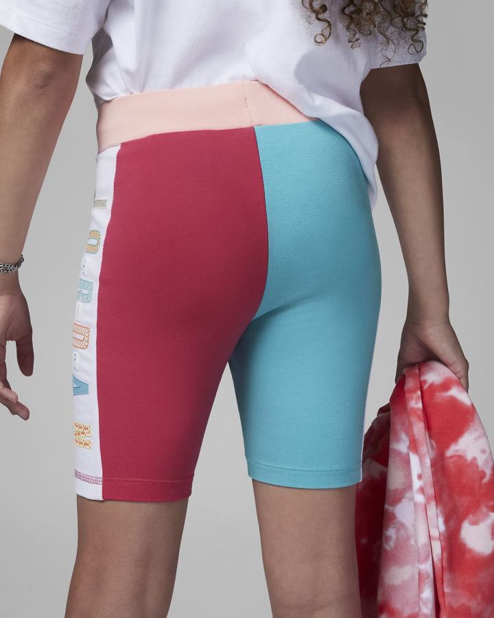Pantalones Cortos Nike Jordan Kids Bike Niña Rosas | KVMGX-6347