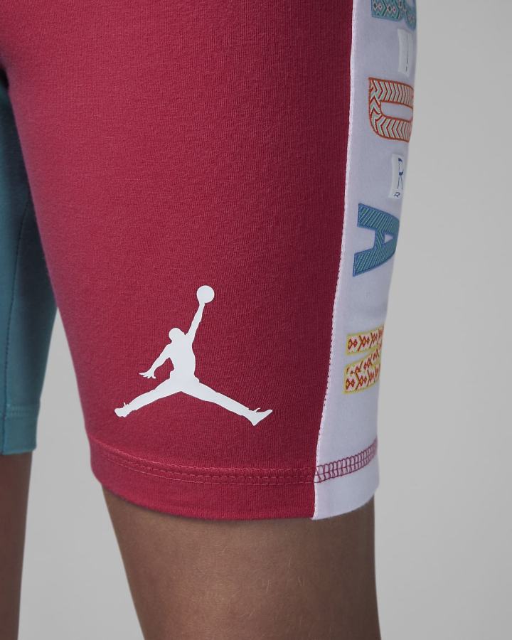Pantalones Cortos Nike Jordan Kids Bike Niña Rosas | KVMGX-6347
