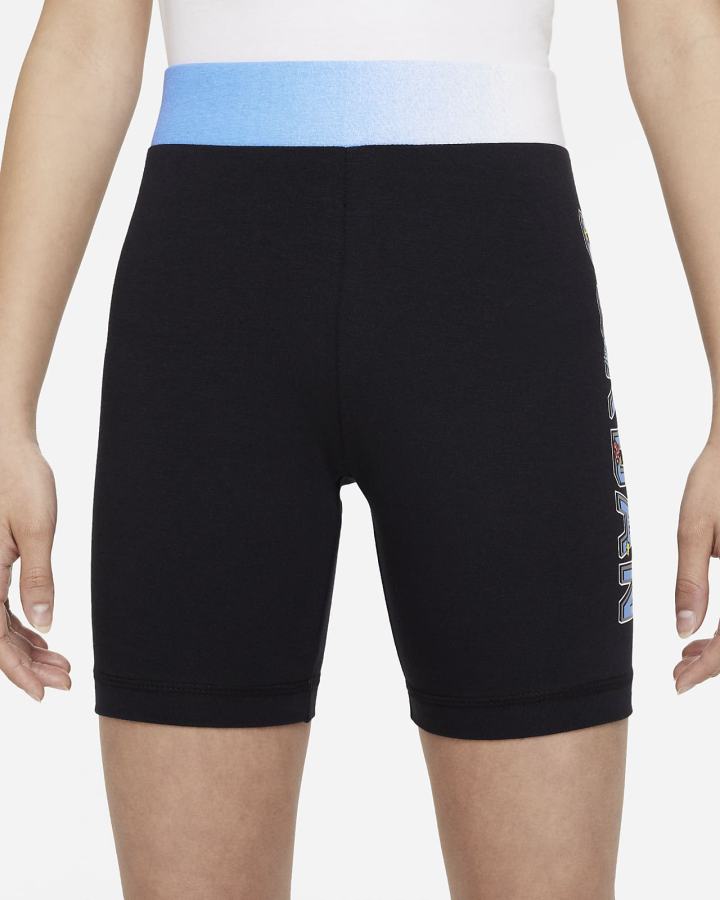 Pantalones Cortos Nike Jordan Kids Bike Niña Negras | QBDIN-5803
