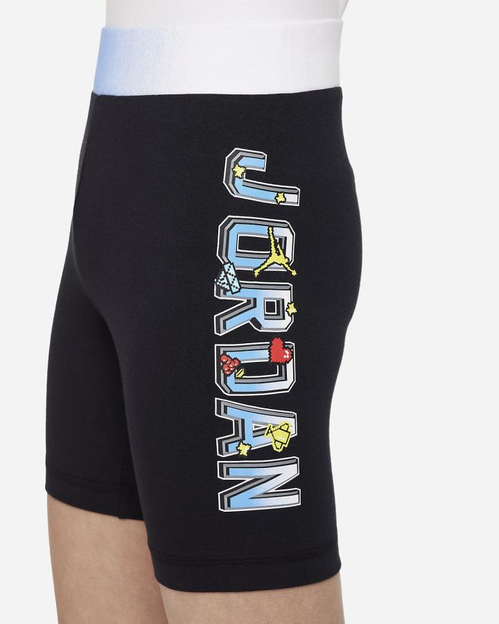 Pantalones Cortos Nike Jordan Kids Bike Niña Negras | QBDIN-5803