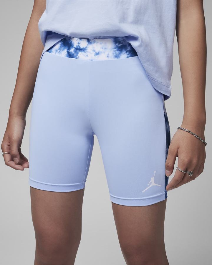 Pantalones Cortos Nike Jordan Kids Bike Niña Azules Claro | YMROT-1043