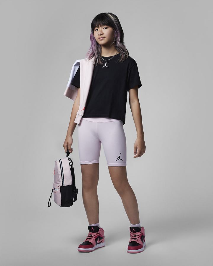 Pantalones Cortos Nike Jordan Kids Bike Niña Rosas | YPZNL-2309