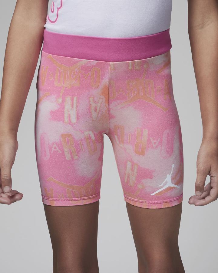 Pantalones Cortos Nike Jordan Kids Essentials Printed Bike Niña Rosas | RSTEL-9408