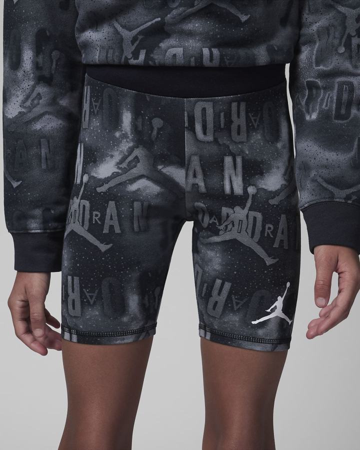 Pantalones Cortos Nike Jordan Kids Essentials Printed Bike Niña Negras | STPEW-9372
