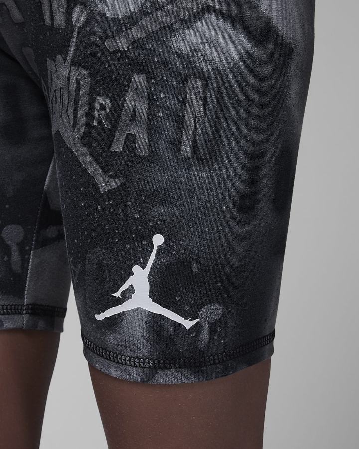 Pantalones Cortos Nike Jordan Kids Essentials Printed Bike Niña Negras | STPEW-9372