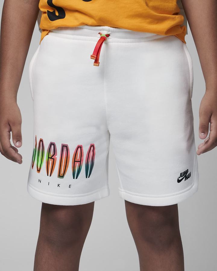 Pantalones Cortos Nike Jordan Kids MVP Fleece Niño Blancas | LJFYK-6408