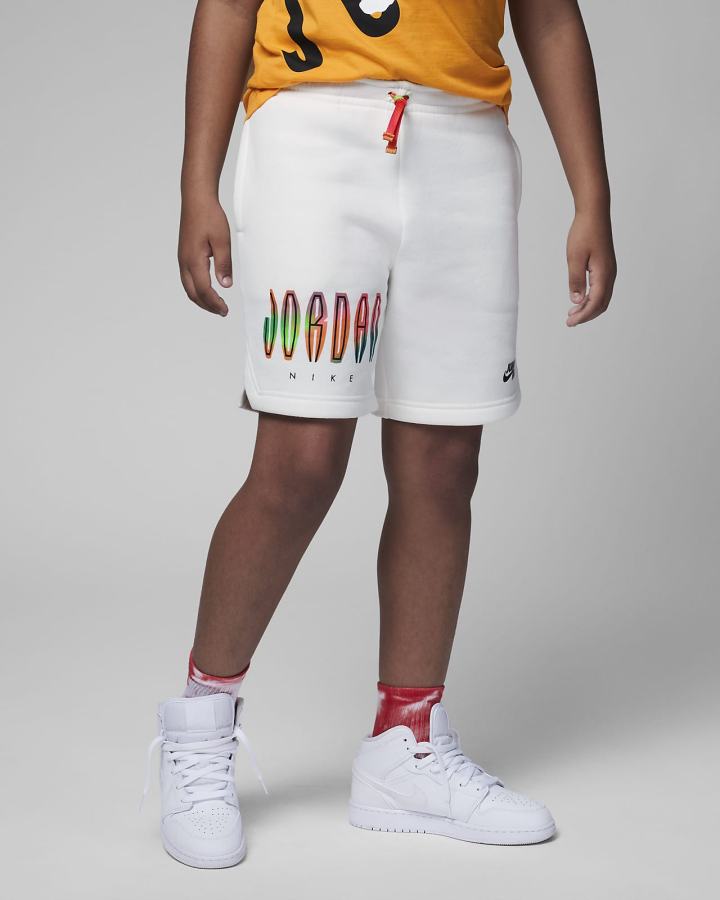 Pantalones Cortos Nike Jordan Kids MVP Fleece Niño Blancas | LJFYK-6408