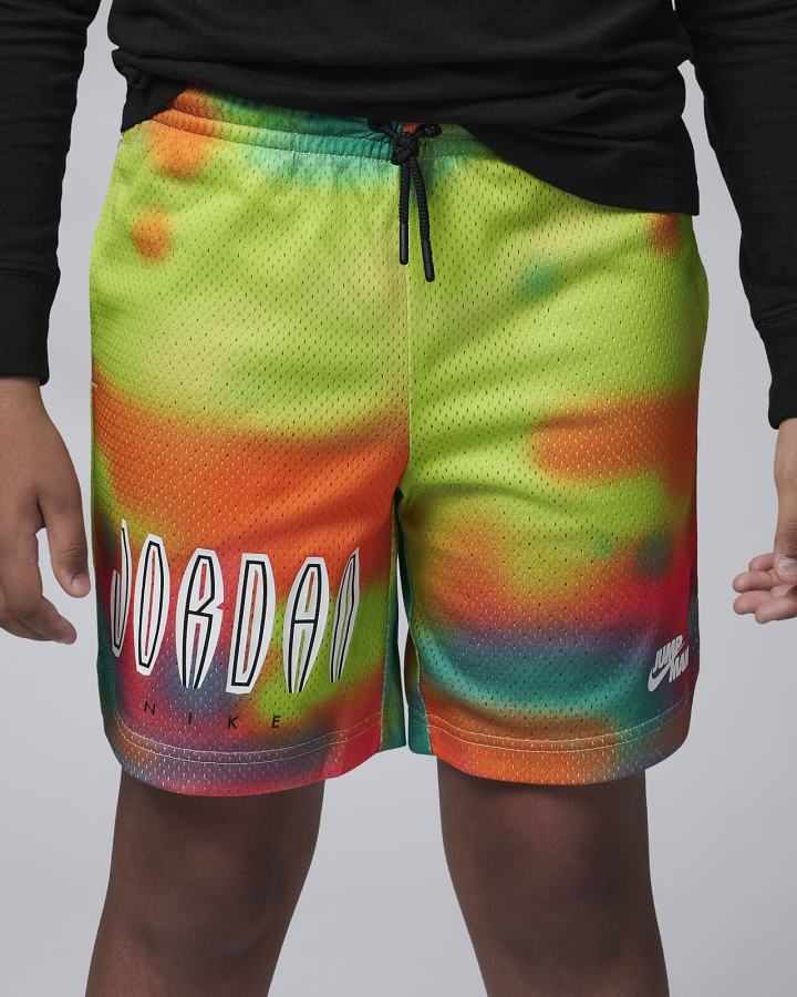 Pantalones Cortos Nike Jordan Kids MVP Jumpman Niño Verde | PAIED-3089