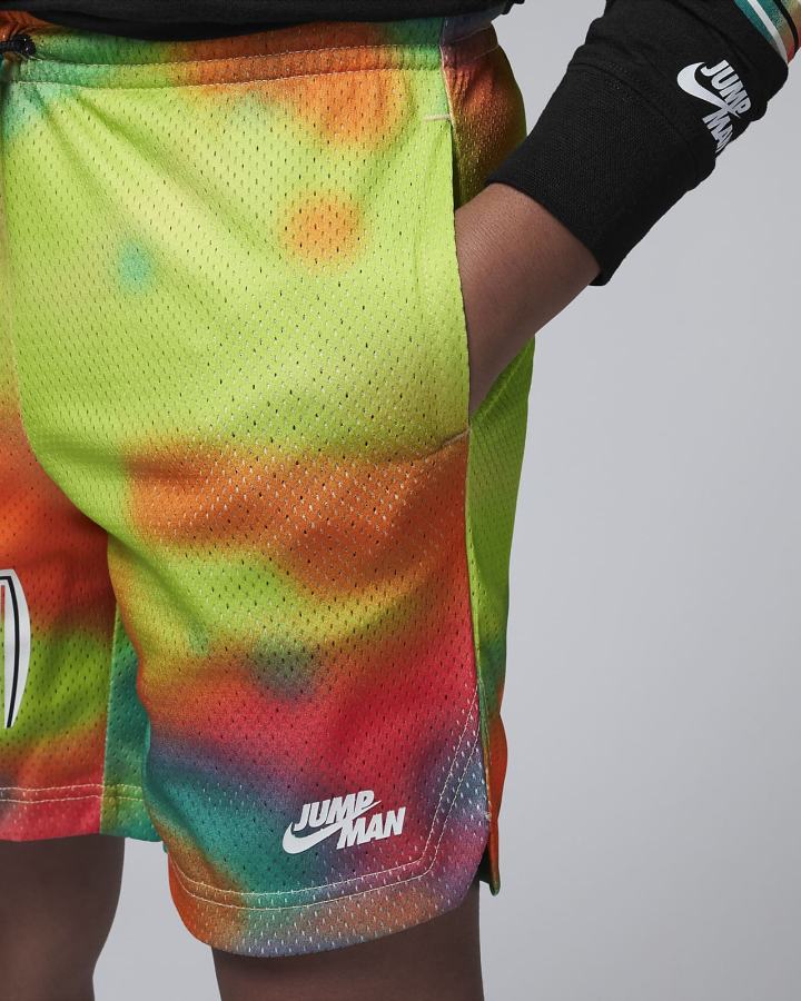 Pantalones Cortos Nike Jordan Kids MVP Jumpman Niño Verde | PAIED-3089