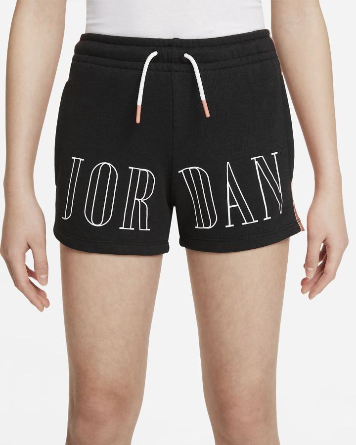 Pantalones Cortos Nike Jordan Kids Niña Negras | QHPRM-6072