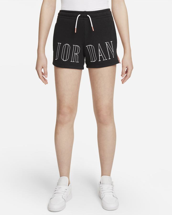 Pantalones Cortos Nike Jordan Kids Niña Negras | QHPRM-6072