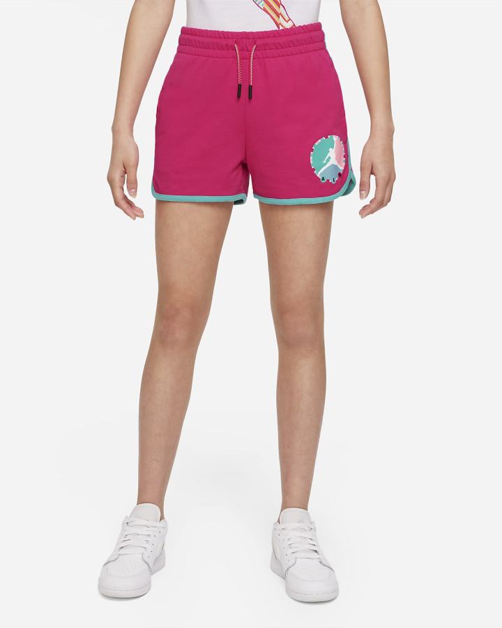 Pantalones Cortos Nike Jordan Kids Niña Rosas | YNFRJ-4506