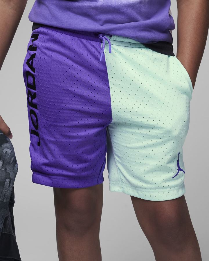 Pantalones Cortos Nike Jordan Kids Niño Moradas | OCEAL-8062