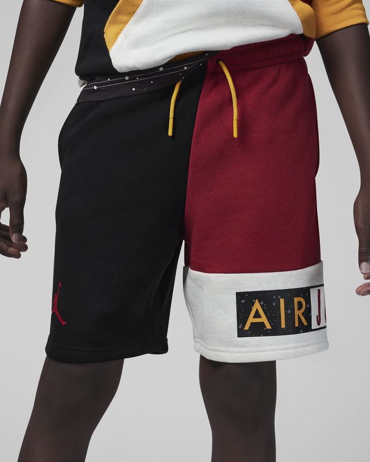 Pantalones Cortos Nike Jordan Kids Paprika Fleece Niño Negras Rojas | IXVUQ-0874